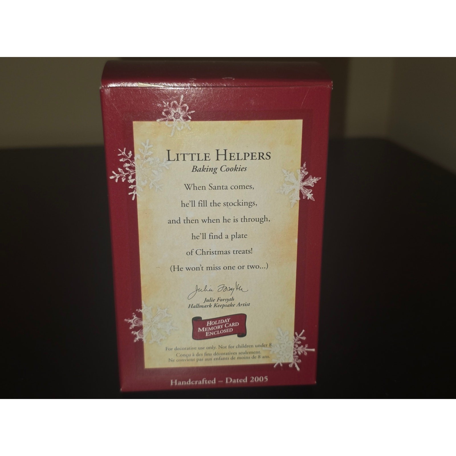 2005 Hallmark Keepsake Ornament Little Helpers Baking Cookies QXG4445 New in Box