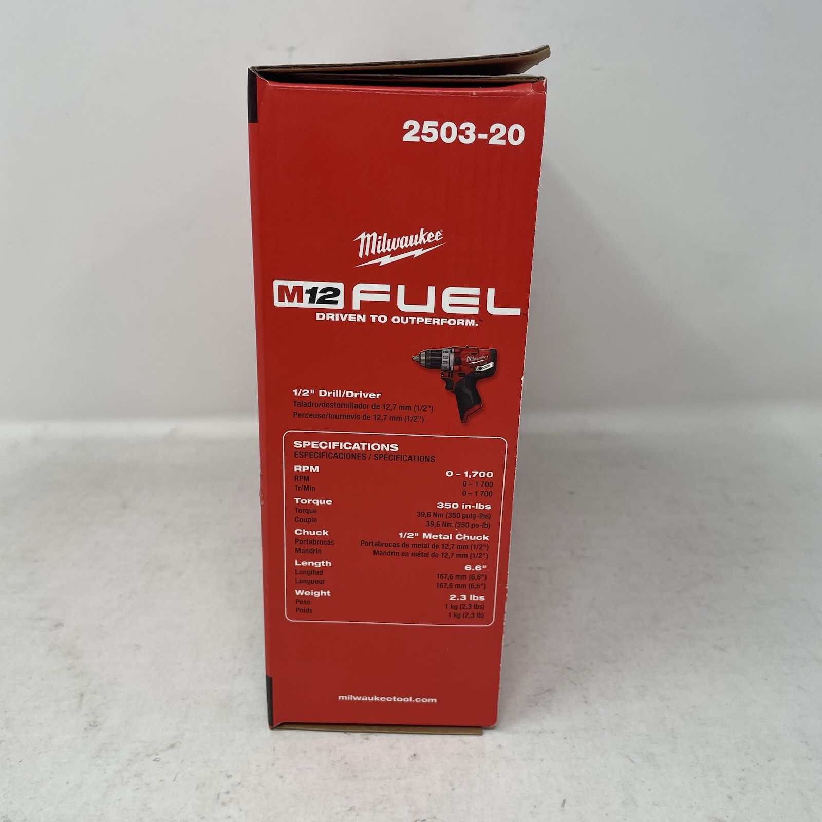 Milwaukee 2503-20 1/2" Drill Driver M12 FUEL 12-Volt Brushless *Tool Only*