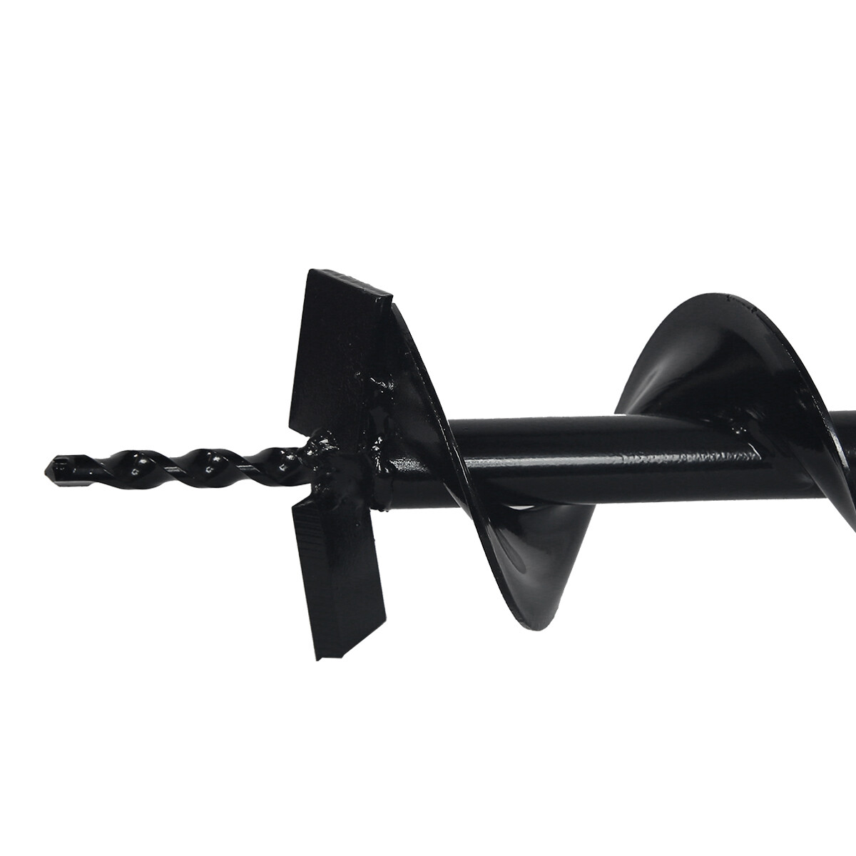 4-Inch Diameter Earth Auger/Drill Bit for Hand-Held Post-Hole Digger (4" Dia)