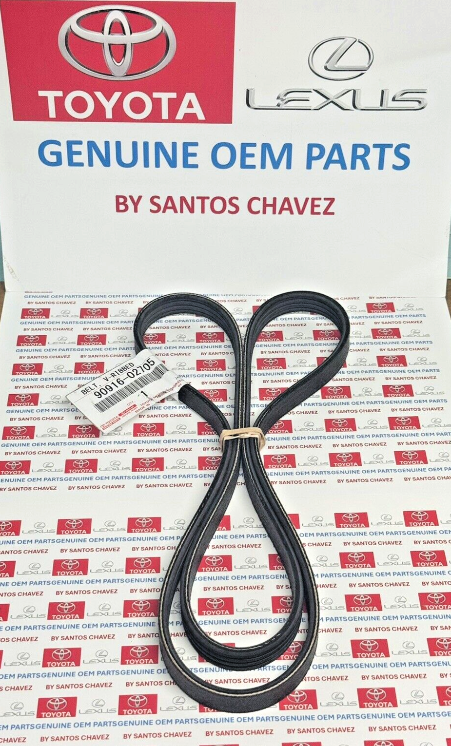 12-18 Toyota Yaris04-06 Scion xA,xB Serpentine Belt GENUINE OEMPART 90916-02705