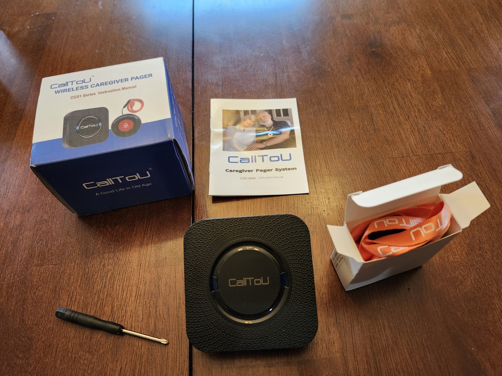 CallToU Wireless Caregiver Pager Model CC01BL 1-1AB New Open Box