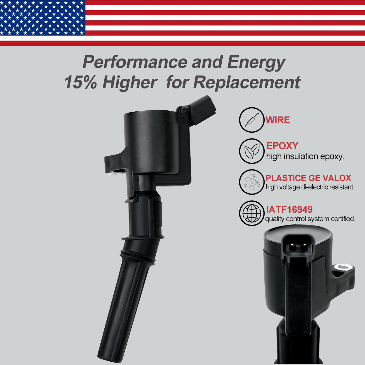 8X Ignition Coil & Iridium Spark Plug OEM For Ford F-150 4.6/5.4L V8 DG508 SP479