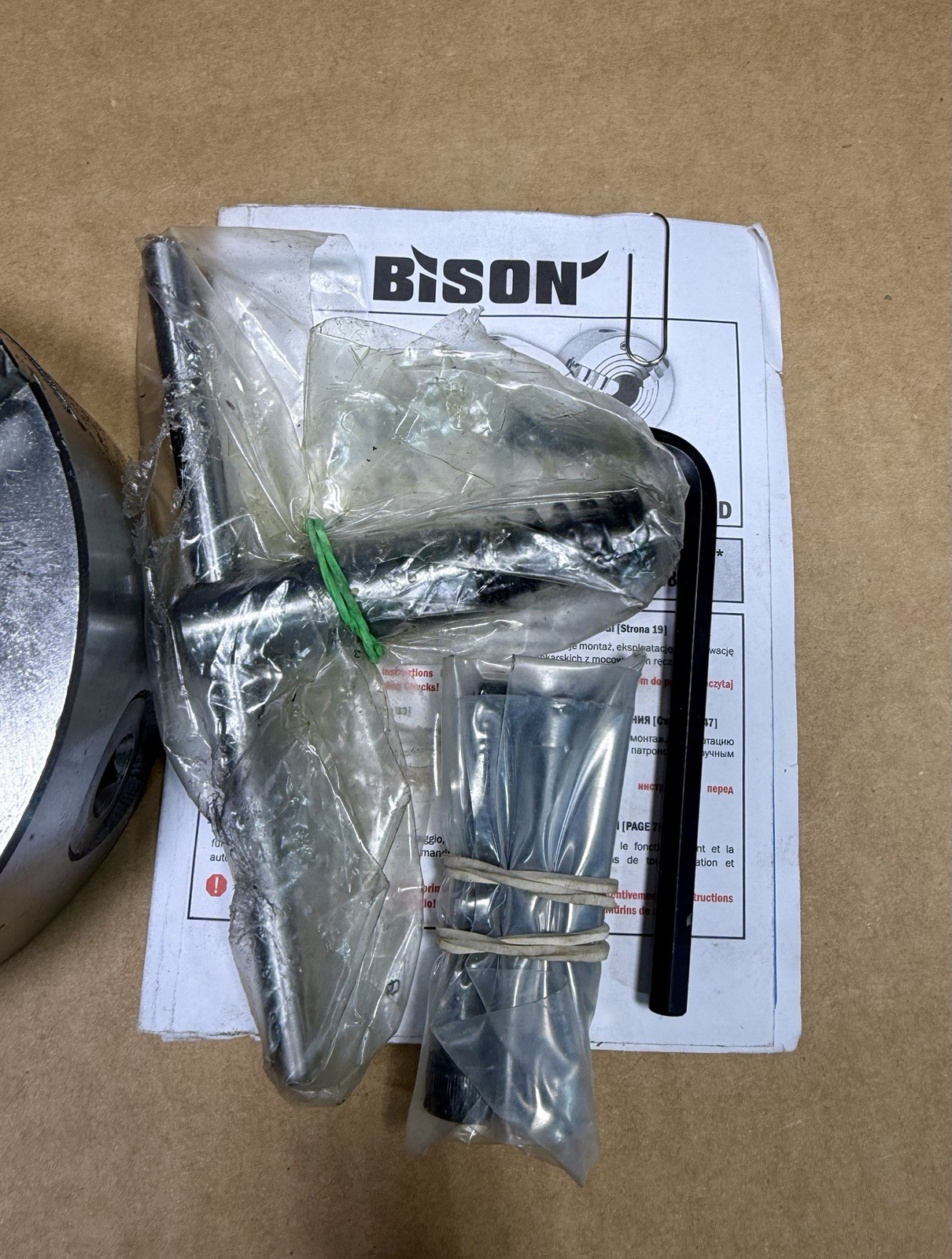 BISON 3275-5" Self Centering Manual Lathe Chuck 5 inch, 3 Jaw 7-812-0500