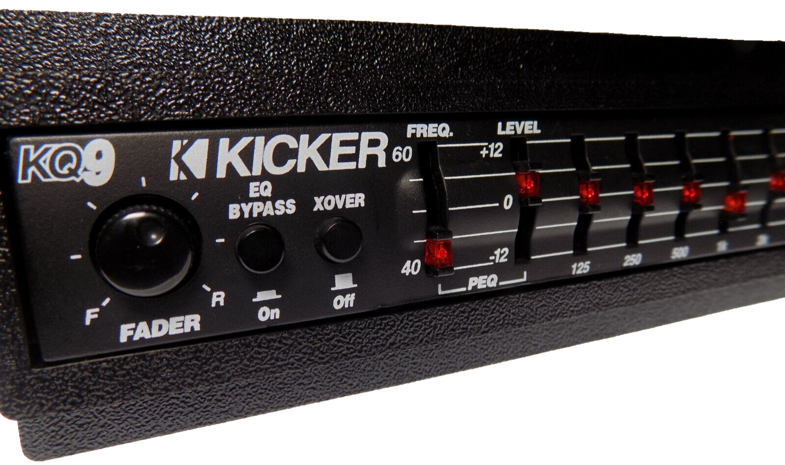 FACE PLATE & BEZEL FITS KICKER KQ9 SIGNAL PROCESSOR EQUALIZER CROSSOVER EQ SUBS