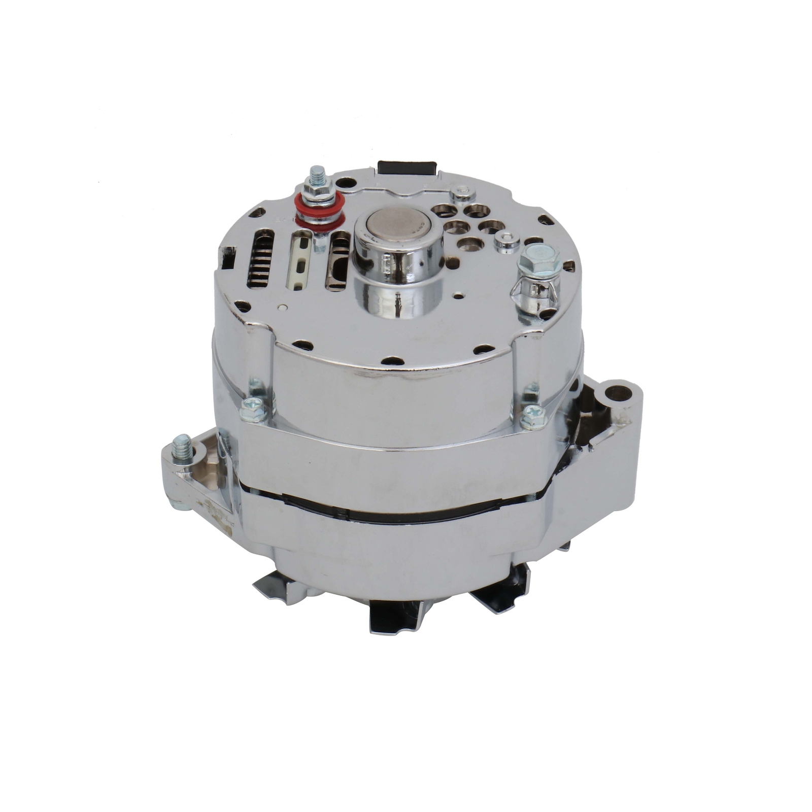 Alternator For 110Amp Chrome 1 Wire Self Exciting Street Rod GM 305 350 BBC SBC