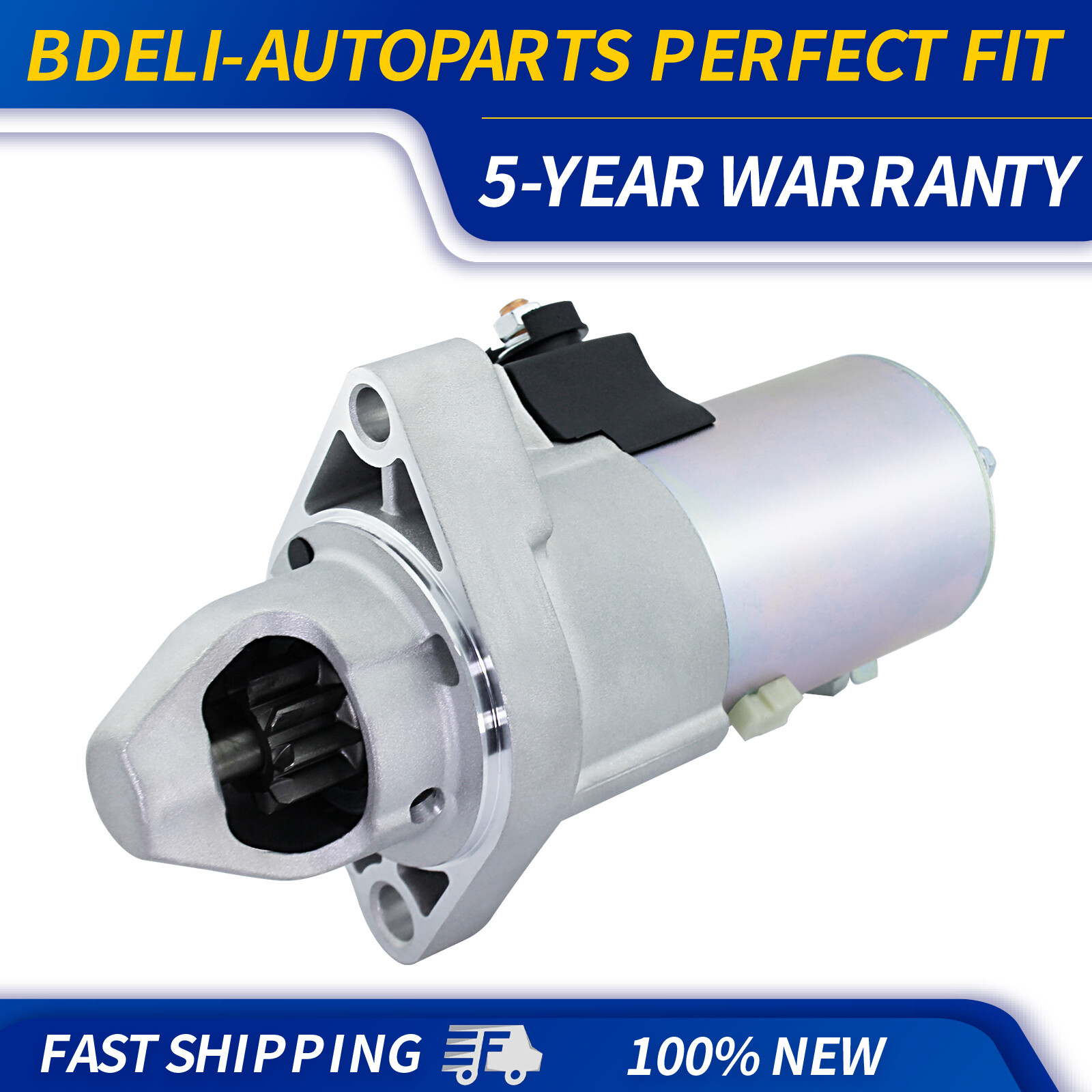 New Starter for Honda Accord 2013-2017 CR-V 2015-2016 2.4L L4 312005A2A51