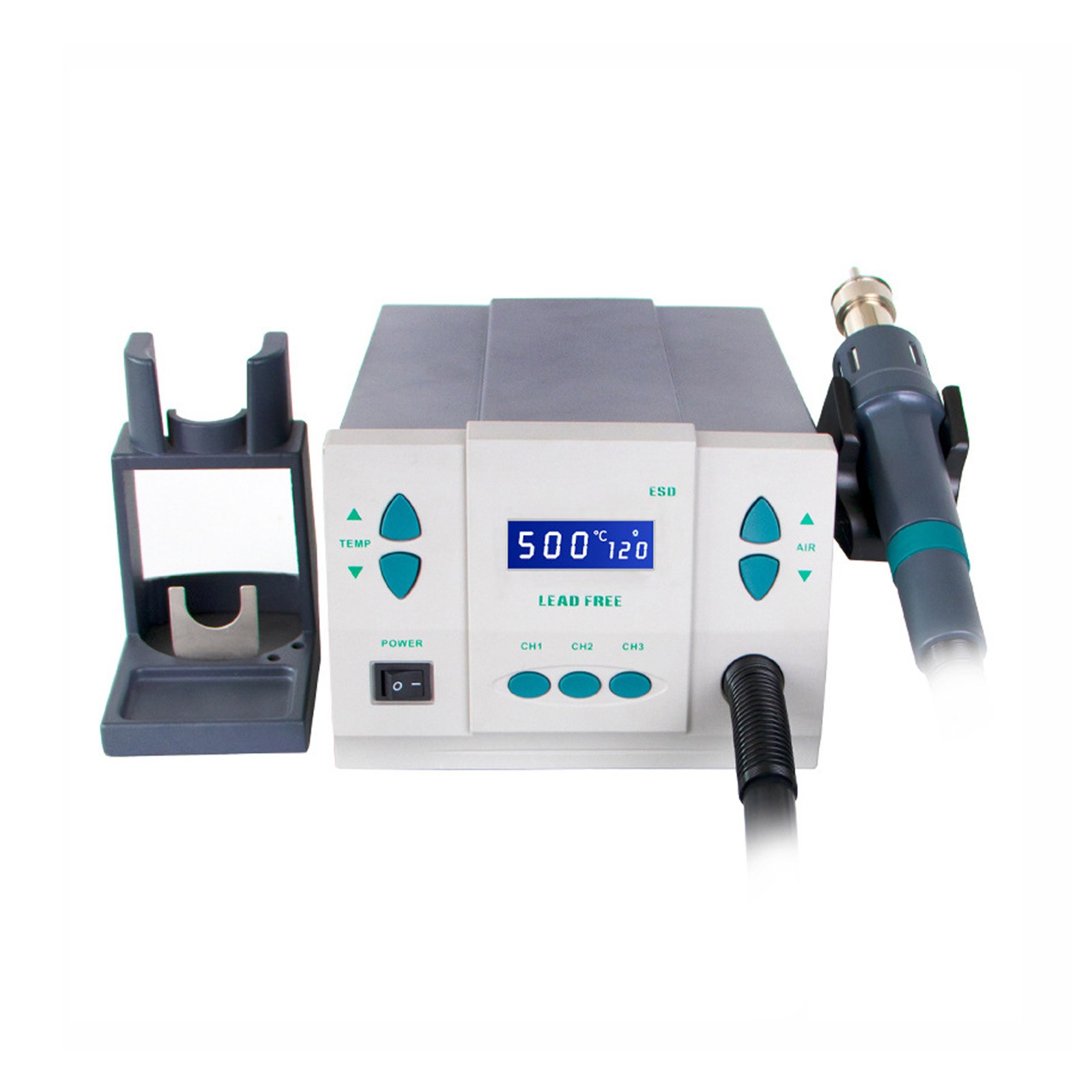 861DW Heat Gun Digital Display Station,Hot Air Rework Station Soldering 1000W