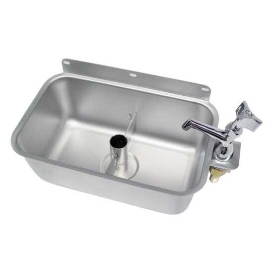 Commercial Soda Fountain Sink 10" Ice Cream Dipper Well w/ Faucet