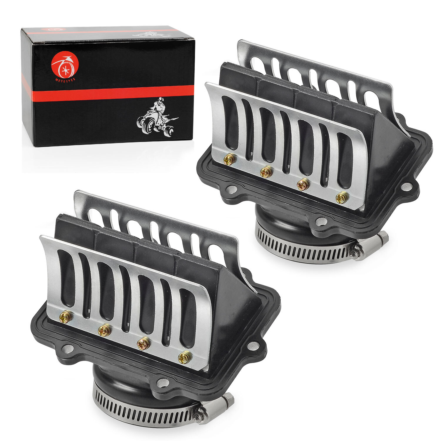 2X Carb Flange Intake Socket Reed Valve For Ski-Doo Legend 700 800 Legend GT 700