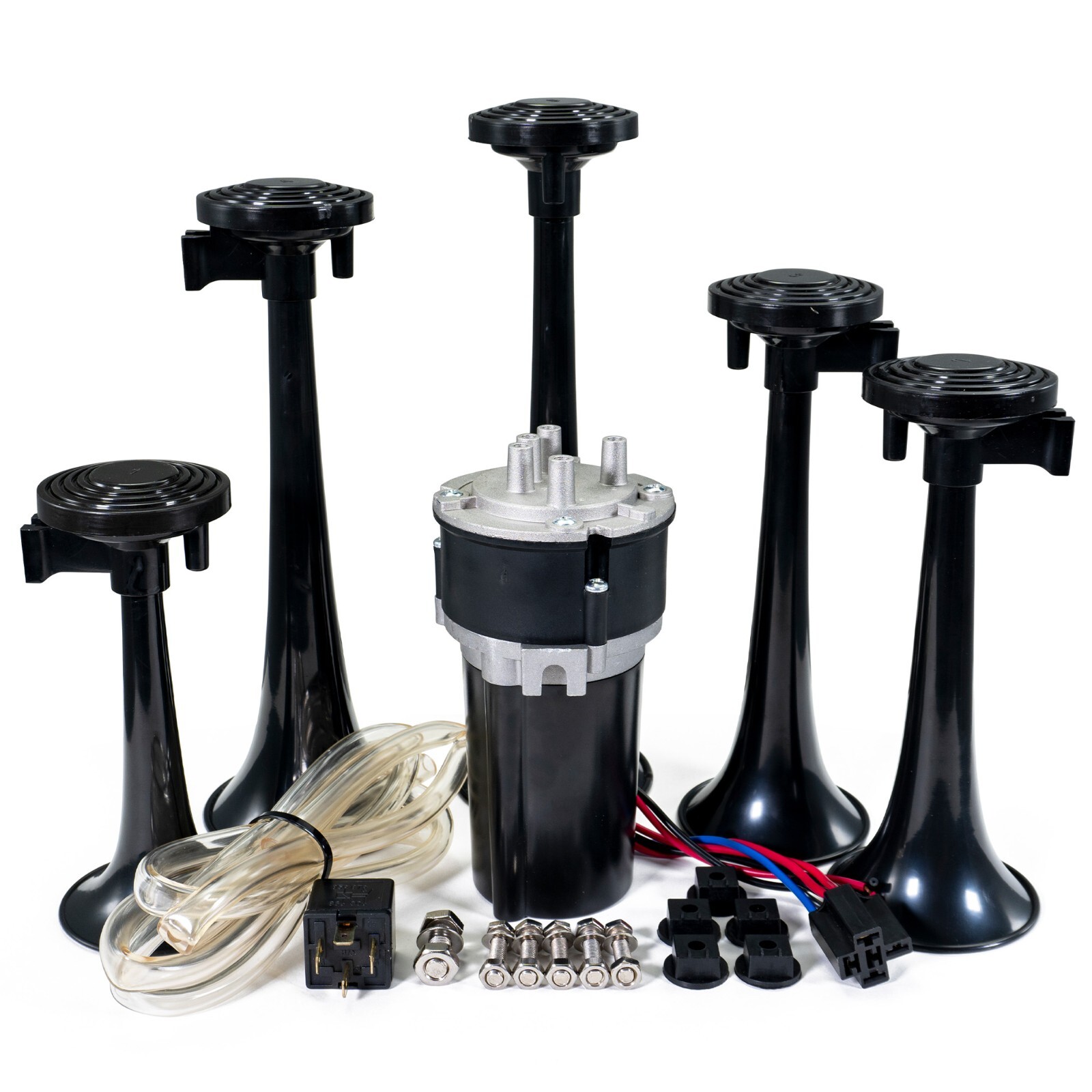 HornBlasters 'La Cucaracha' Musical Air Horn - 12V Festive Electric Air Horn Kit