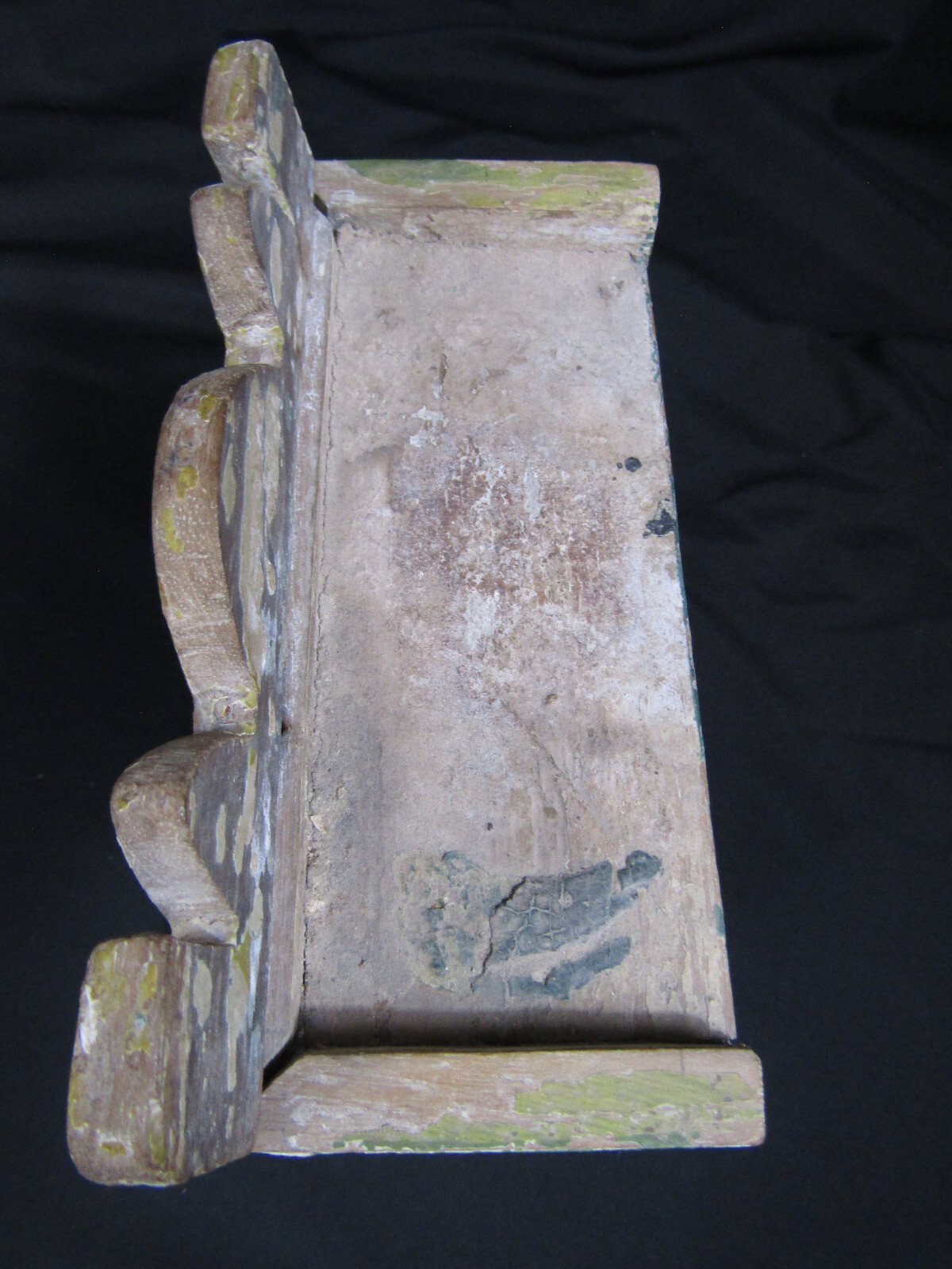 ANTIQUE MEXICAN WOOD NICHO/SHRINE WITH 3 WISE MEN RELIGIOUS ARTIFACT