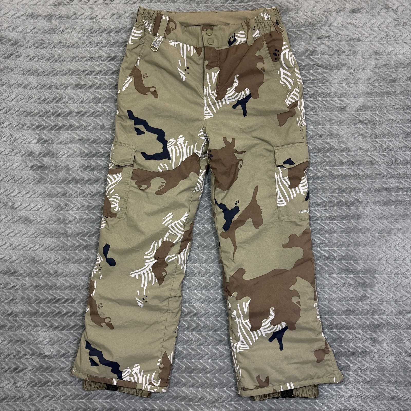 Vintage Y2k Quicksilver Snowboarding Pants Size L Ski Windbreaker Youth