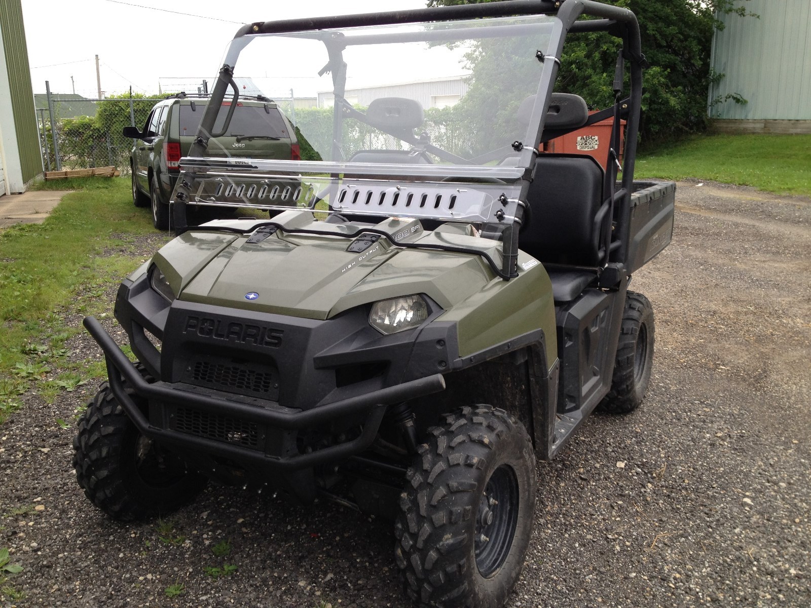 POLARIS RANGER 800 FULL SIZE ROUND CAGE 2009-2014 MAX-FLO VENTED WINDSHIELD SALE