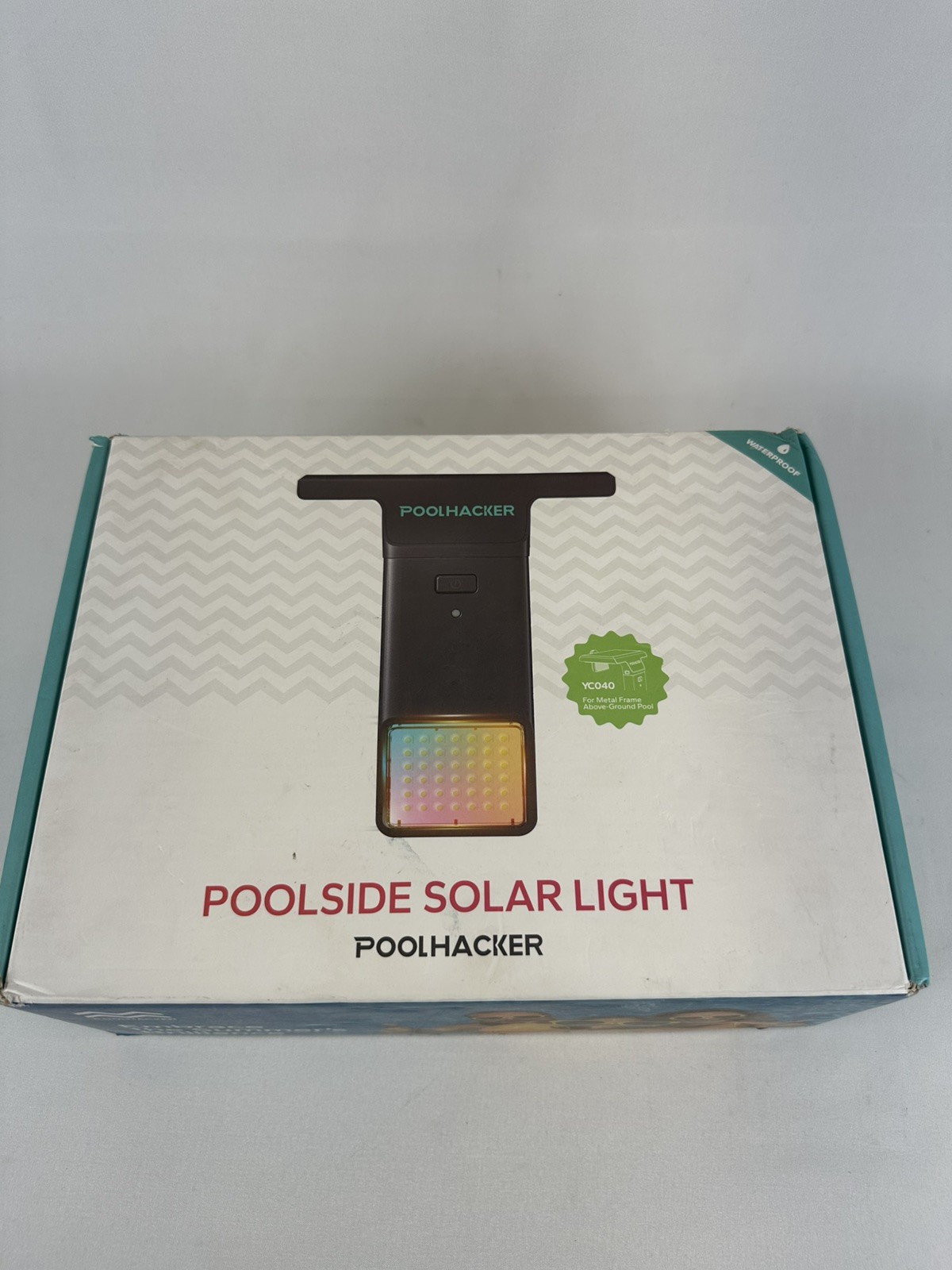 POOLHACKER Solar Pool Lights Only for Metal Frame Above-Ground Pools YC040