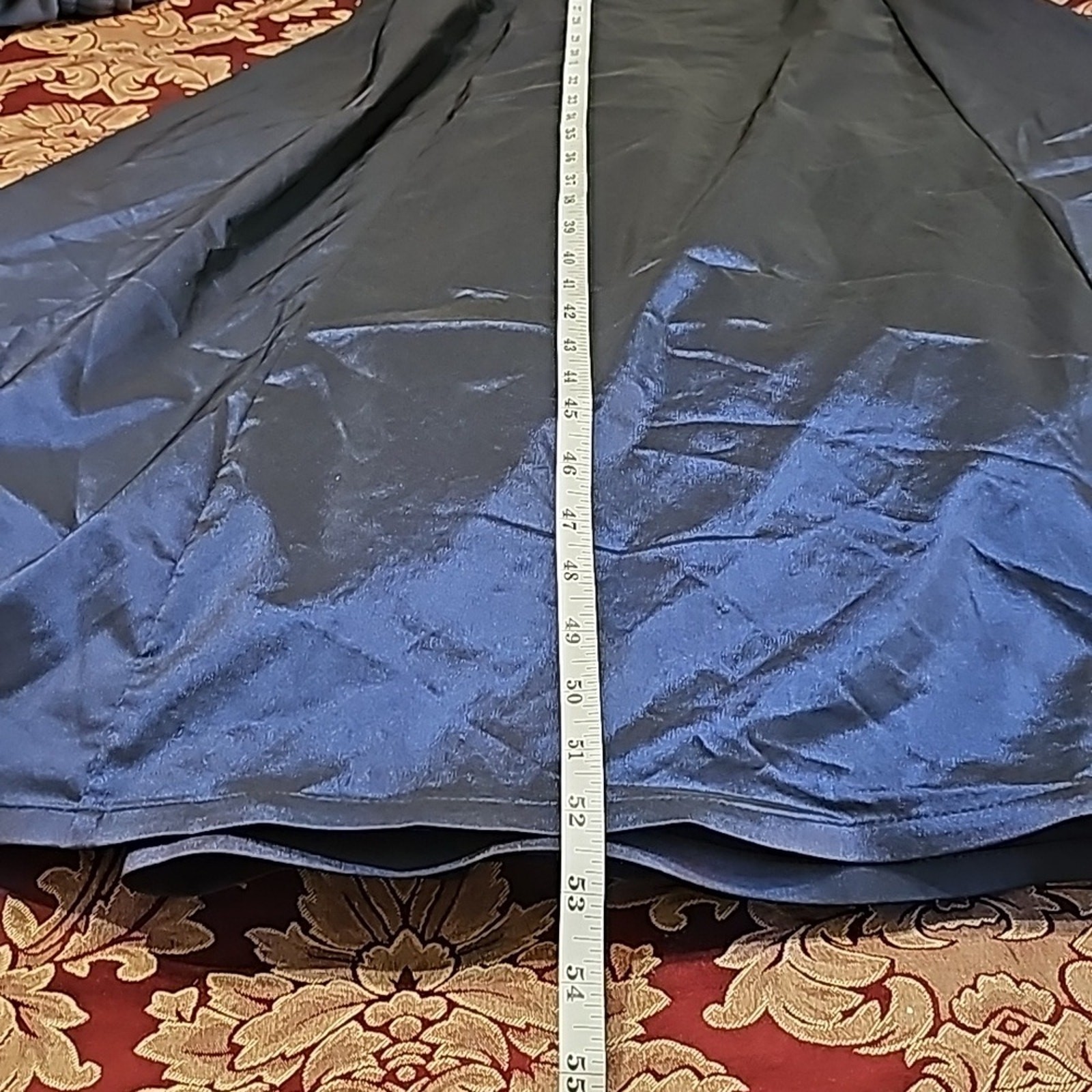 Tadashi NWOT Satin Blue Gown 4