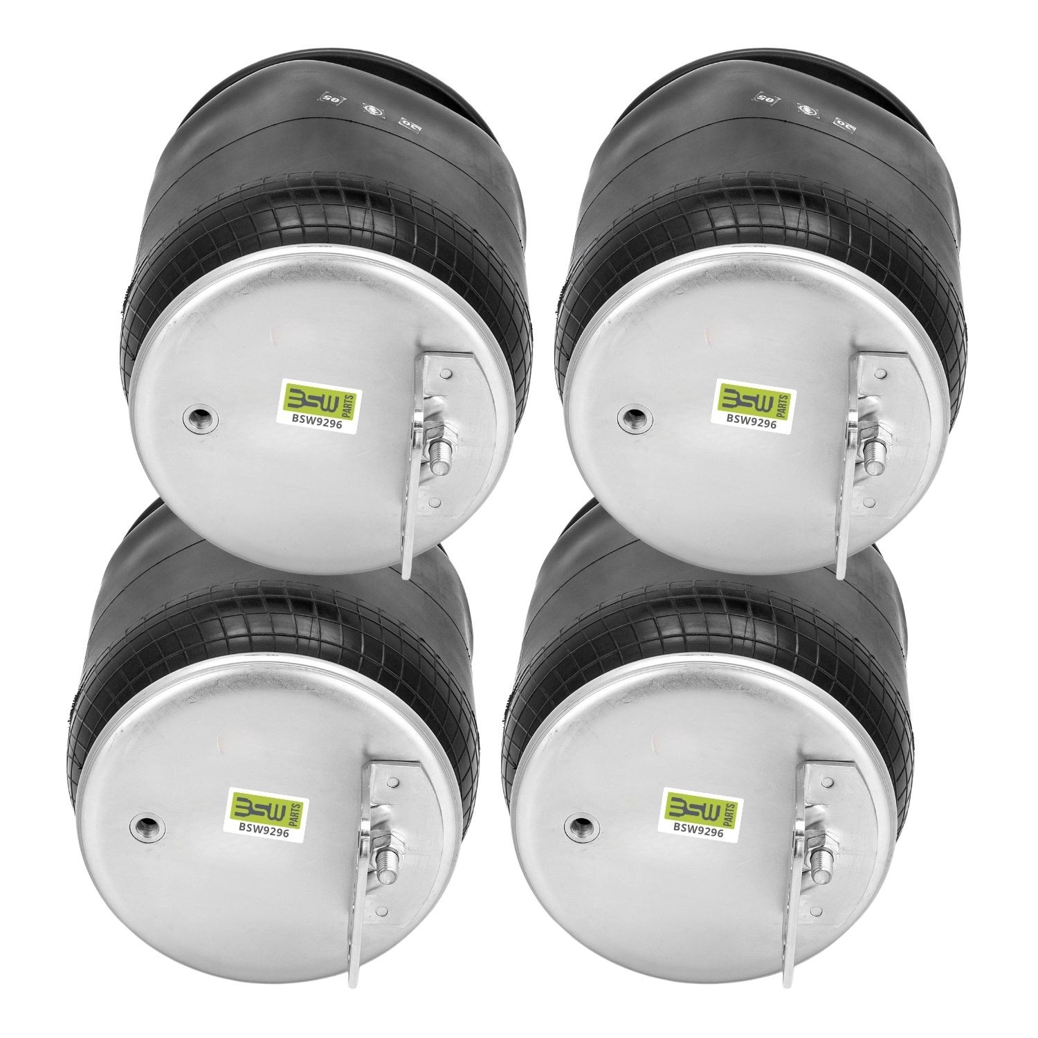 BSWParts 4 PCS Air Spring Bag For Volvo Trucks Replaces W01-358-9296, 1R12-400