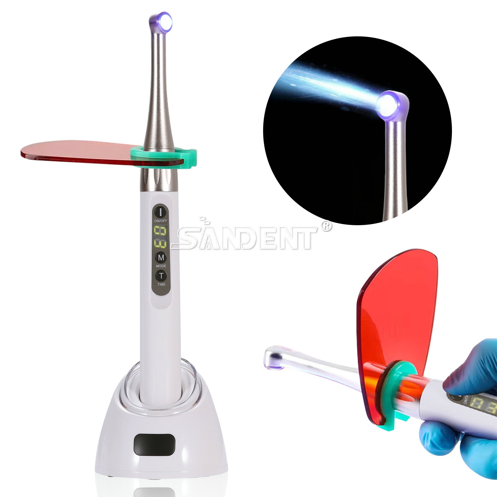 Dental Woodpecker Style iLED Wireless Curing Light Lamp 1 Sec Cure