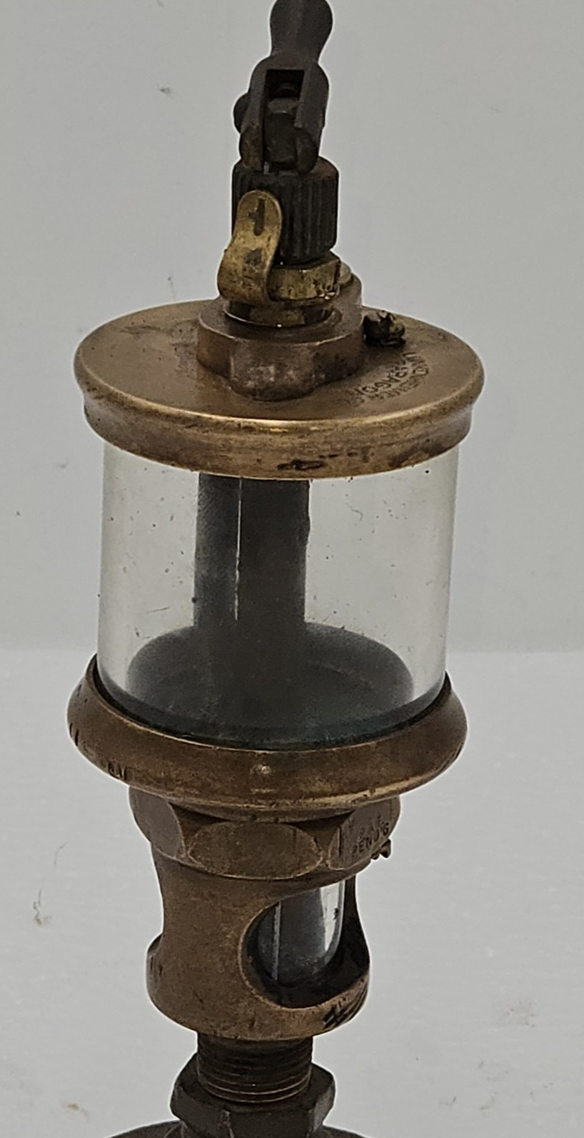 EARLY style Lunkenheimer PARAGON No 2 Cylinder Oiler Lubricator Hit Miss Engine