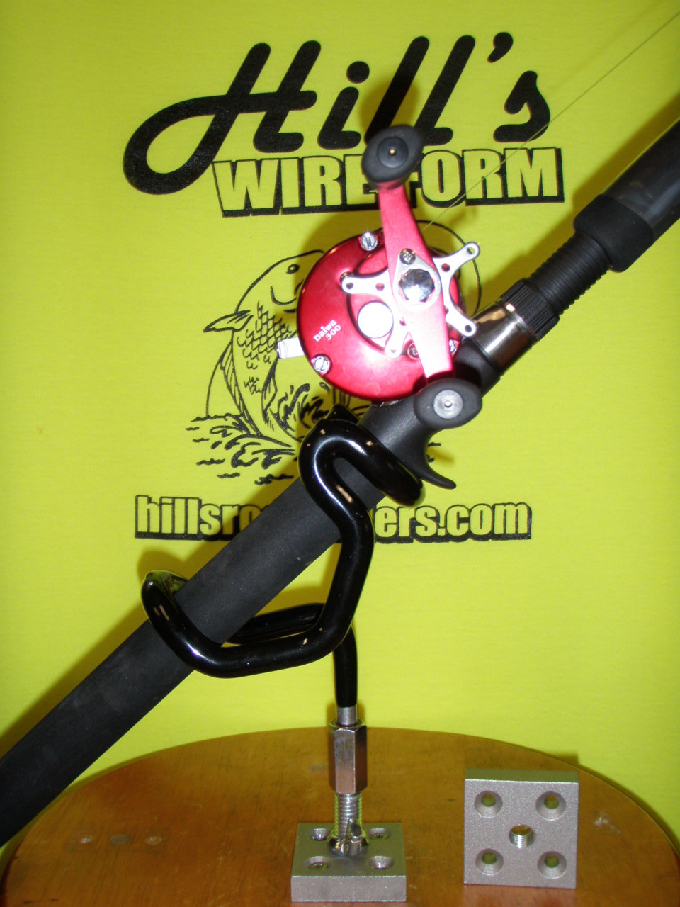 6 pack rod holders 45 degree 5" stainless stem 1/2" threads and 4-screw base