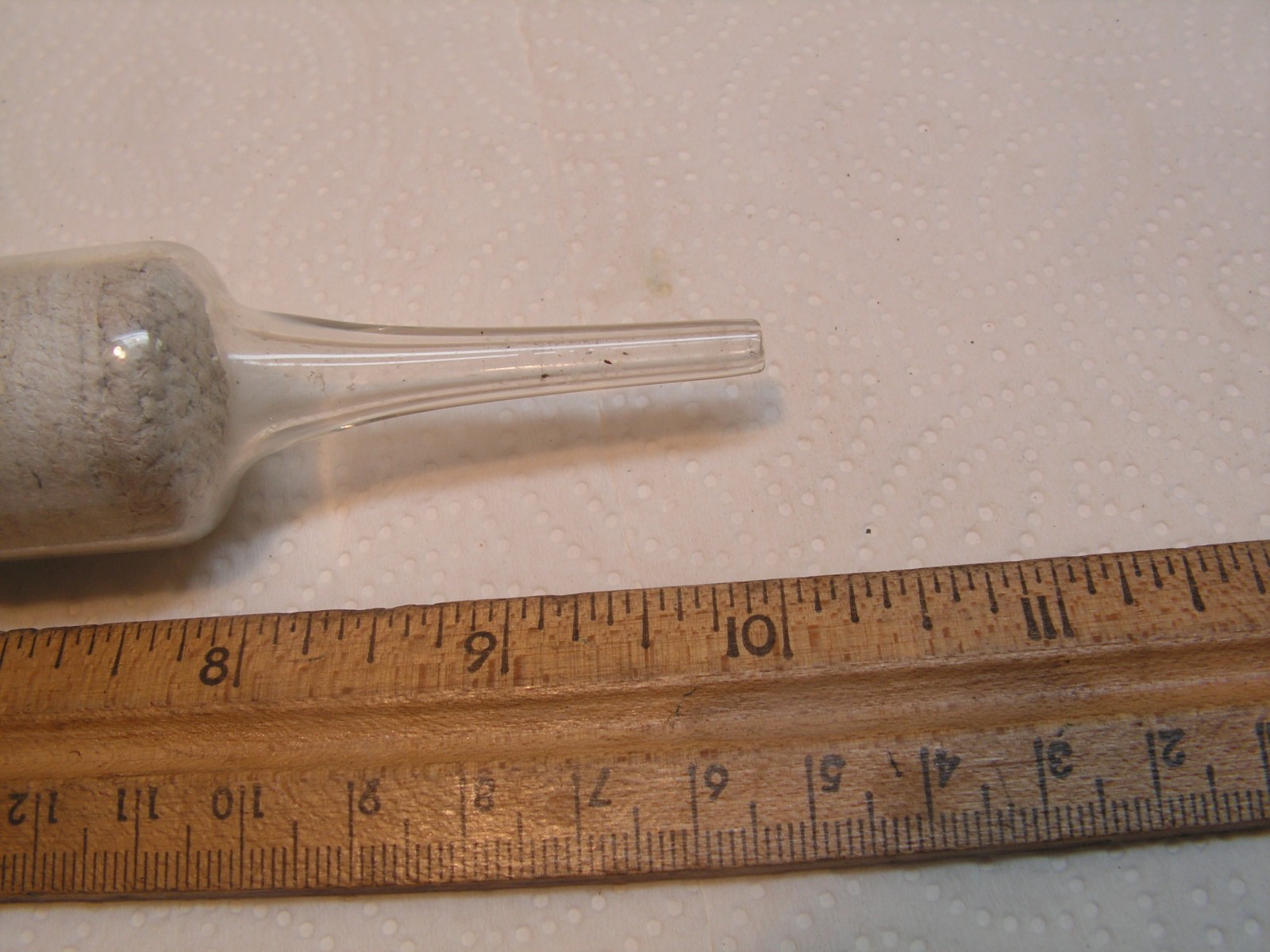 Vintage Glass Syringe Antique P J McElroy Surgeon Medical Apothecary Unused?