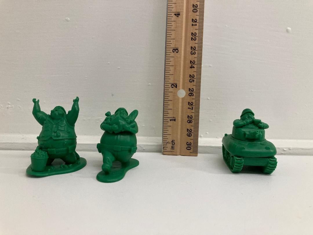 Takara Tomy Panda's Ana Gashapon Fat Cute Green Soldiers Set 2 Complete! 2015