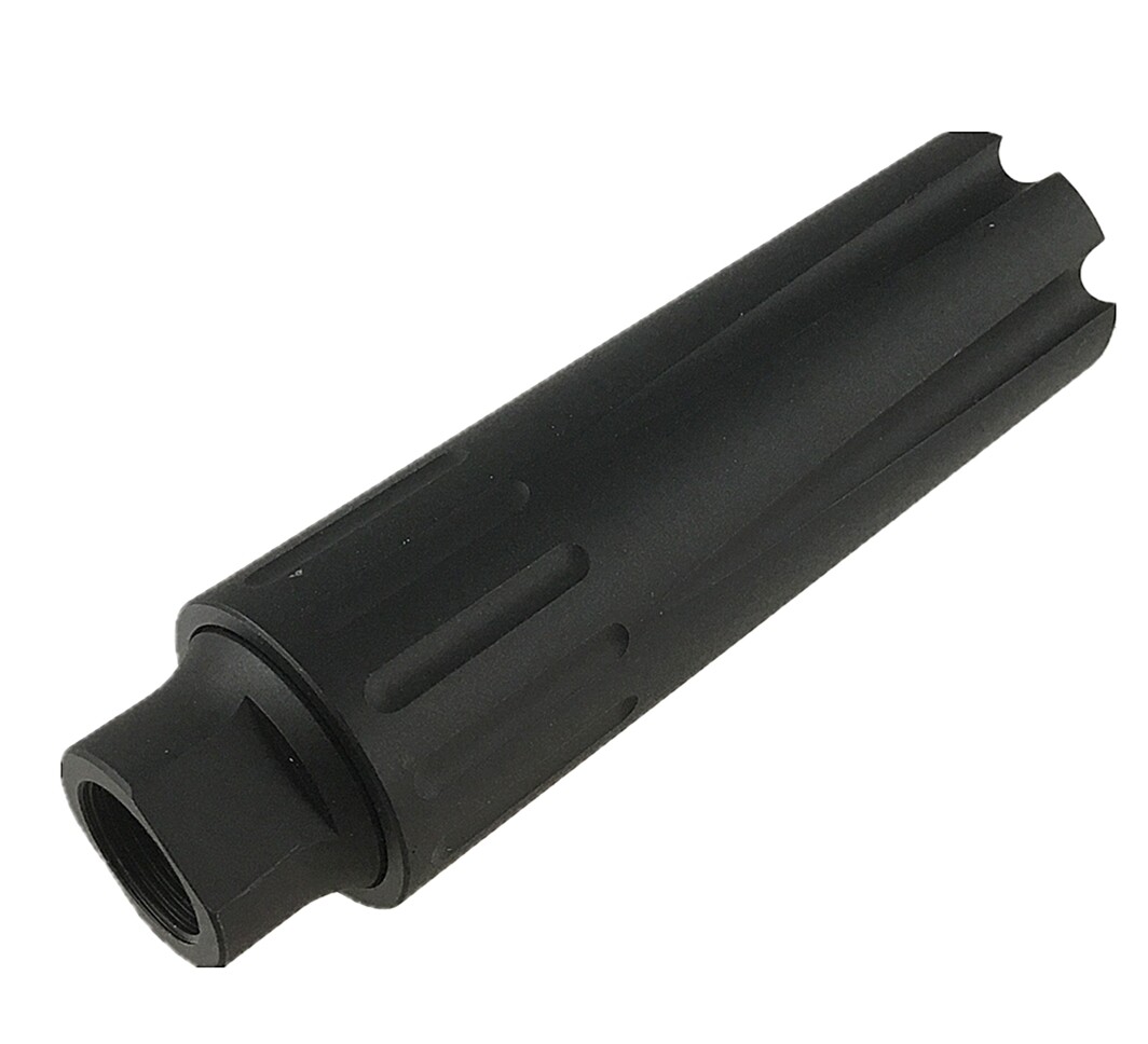 Black Color Low Concussion Muzzle Brake Compensator 1/2''x28 Thread For .17HMR
