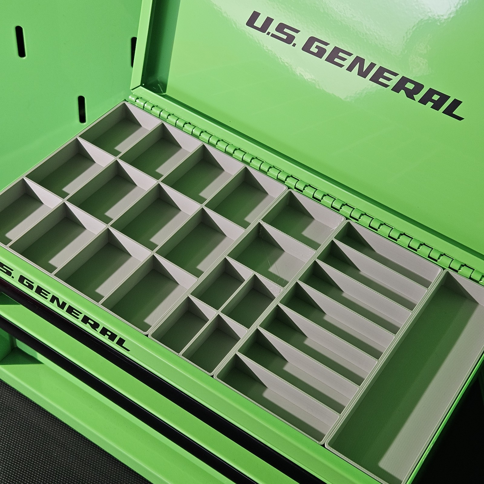 US General Mini Tool Box Top Trays Tool Organizer