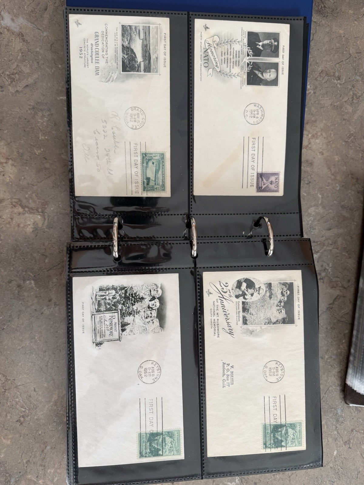 SuperSafe First Day Cover FDC albums with 900 Covers In 9 Albums 1951-2001