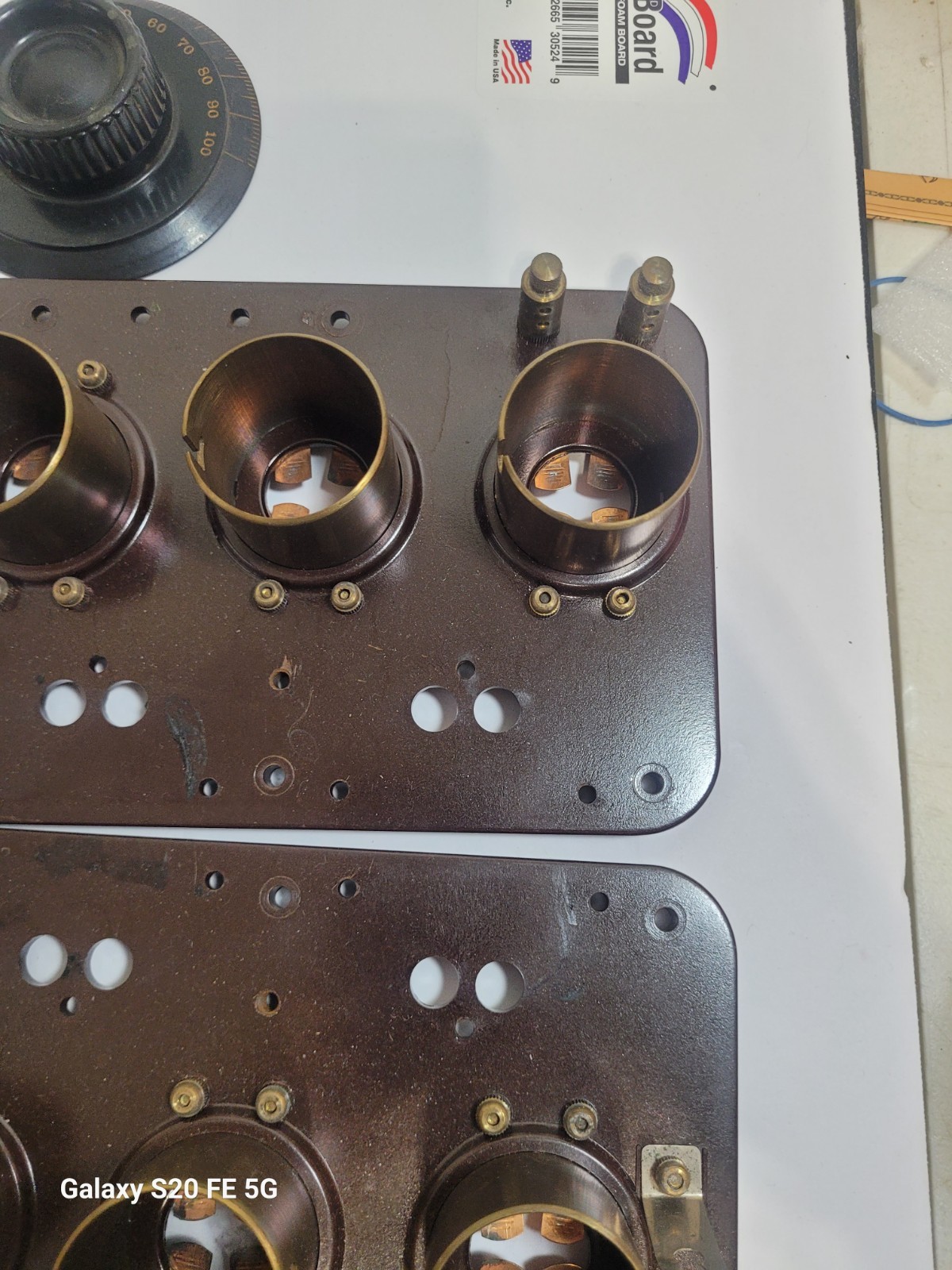 Atwater Kent Radio Parts Dial Breadboard Screws & tag Lot Antique 1920s