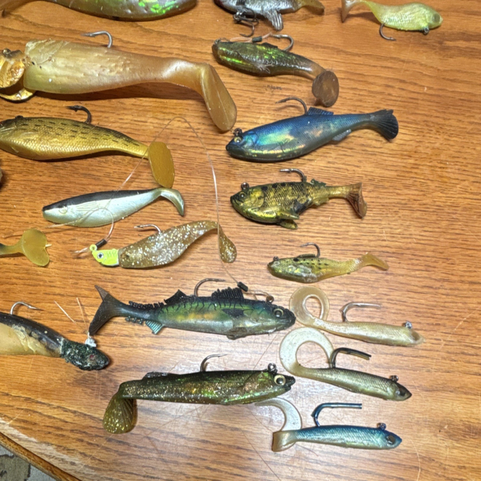 Bass Assassin, Rattlesnake Soft Plastics Mixed Lot. Freshwater Fishing Lures