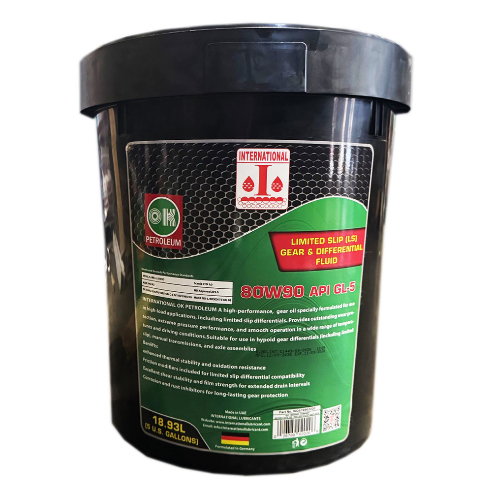 OK Petroleum Limited Slip Gear + Differential Fluid Oil 80W-90 - 5 Gallon Pail