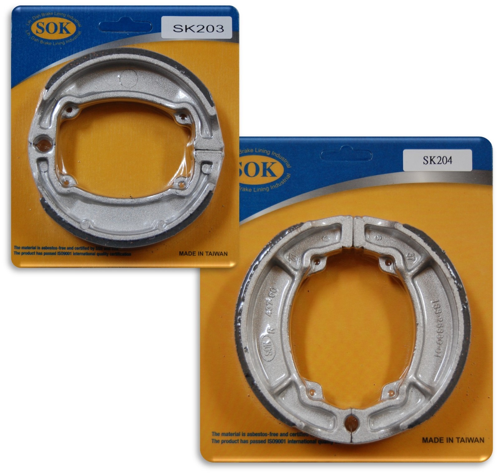 FRONT&REAR BRAKE SHOES fit YAMAHA AT1 AT2 AT3 125 CT1 100 CT2 CT3 175 1969-1973