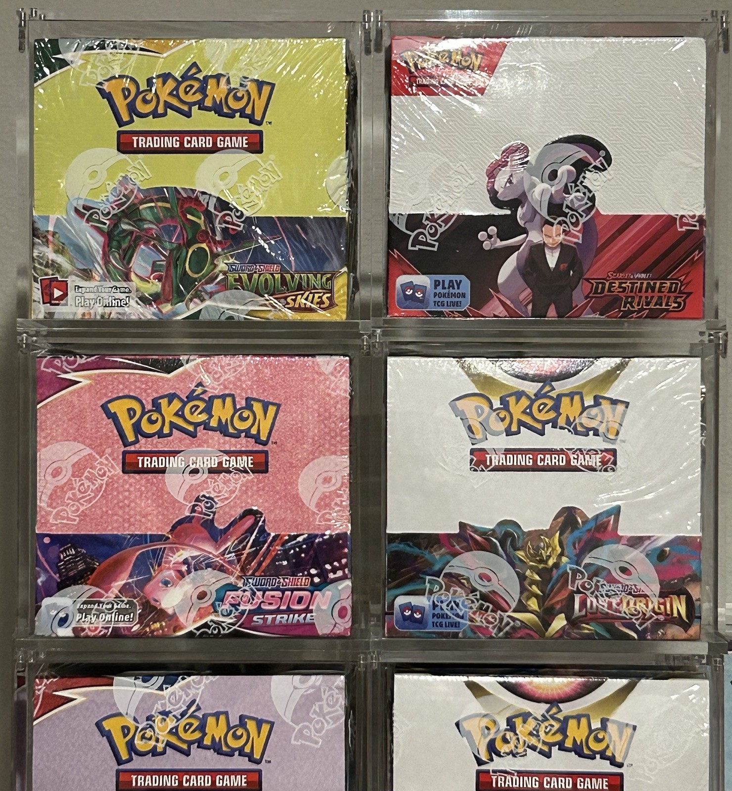 Pokemon Booster Box Acrylic Display Case Magnetic Lid - TOP QUALITY - SHIPS NOW!