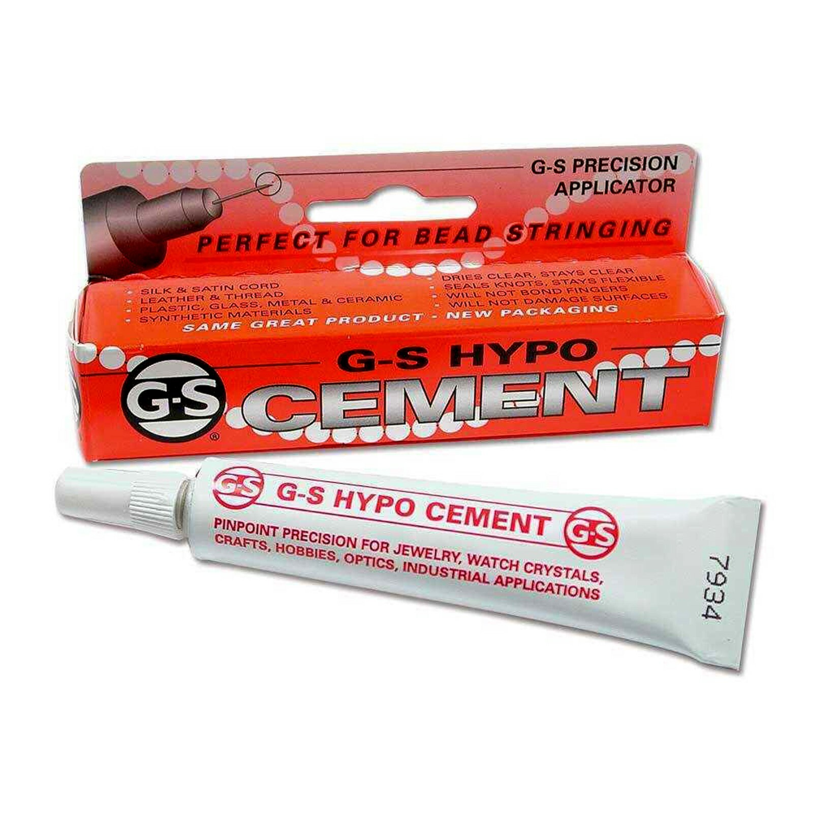 G-S Hypo Cement with Precision Applicator, 9ml 1/3 Fl oz,Jewelry Making Glue