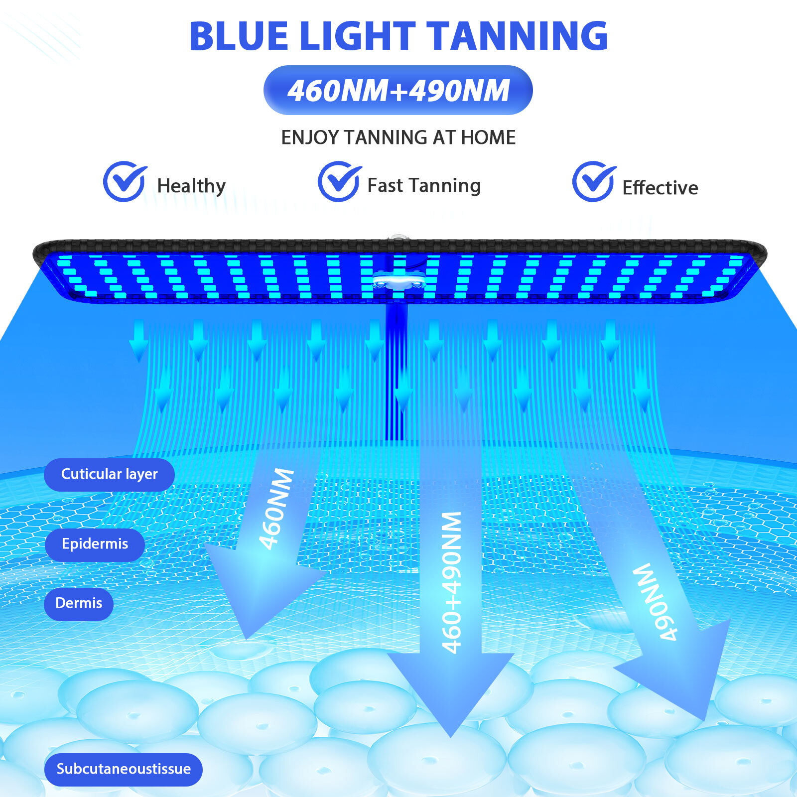 Body Facial Tanning hysiotherapy Light UV Solarium Lamp Skin Tanning Lamp