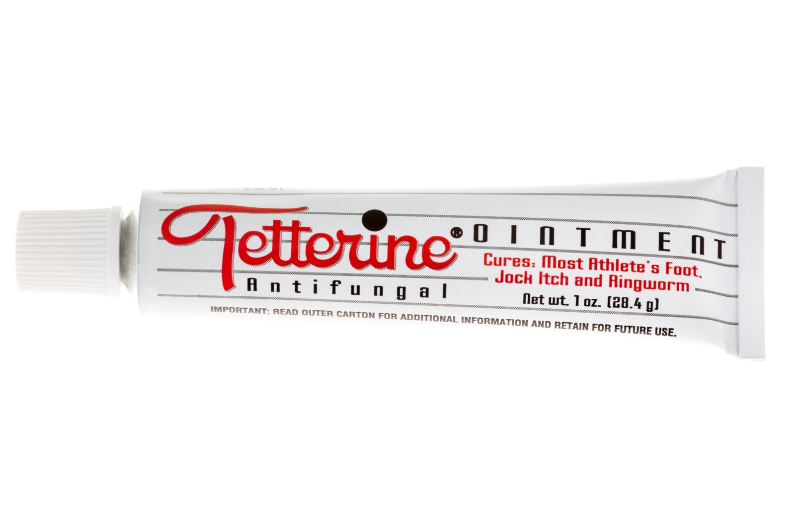 Tetterine Antifungal Cream for Athlete's Foot, Jock Itch, Ringworm - 1 oz