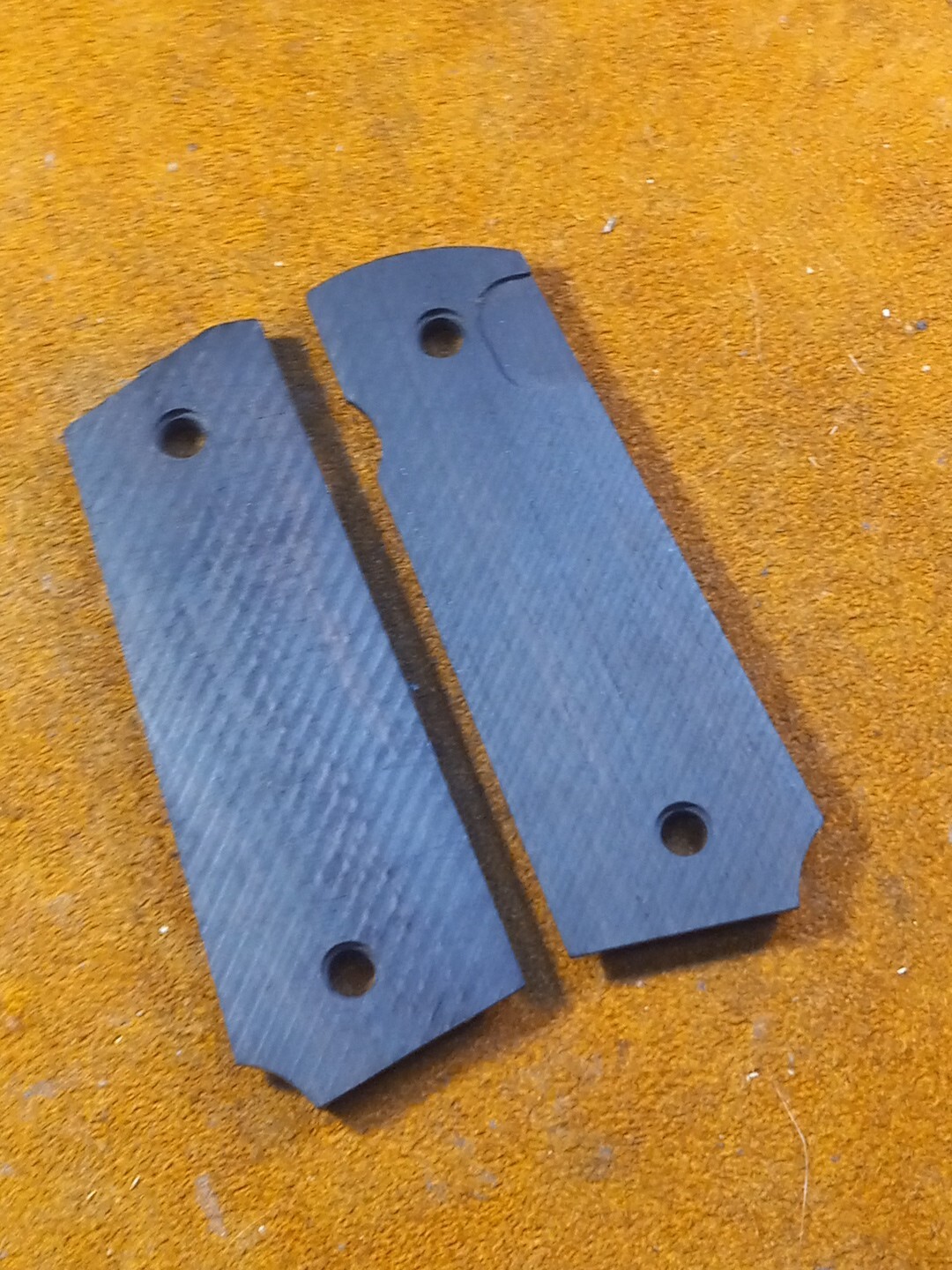 WWI WWII 1911 1911A1 Colt Grips Double Diamond Solid Walnut