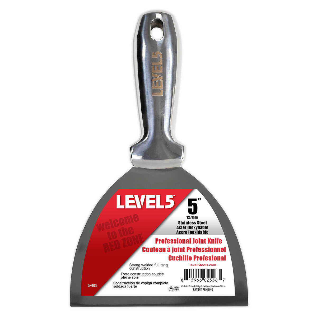 Putty Knife Set 4" 5" 6" Stainless Steel Joint Knives | LEVEL5 | 5-450