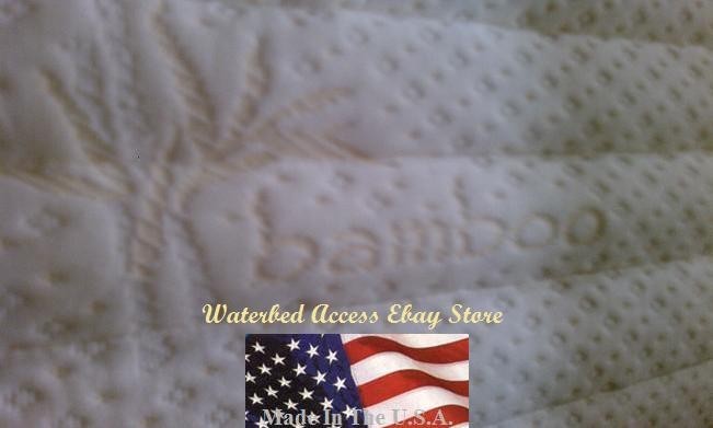 King Bamboo Zipper Mattress Cover for Softside Waterbed