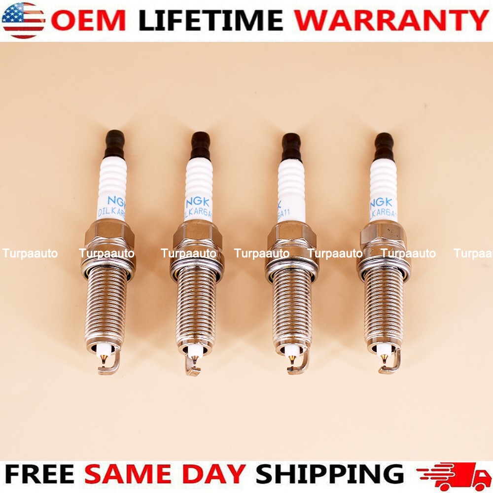 4Pcs NGK Spark Plugs 22401-JA01B For 07-17 Nissan NV200 Altima Rogue Sentra Cube