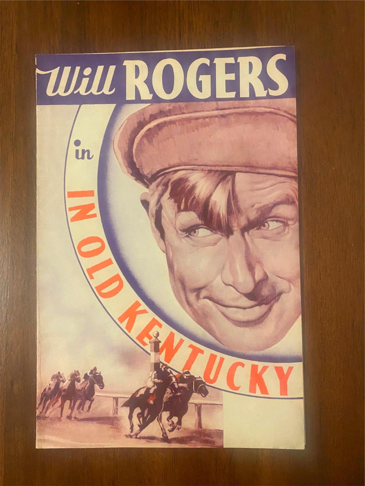 1935 IN OLD KENTUCKY Movie Herald Will Rogers Last Film Vintage Original VG+