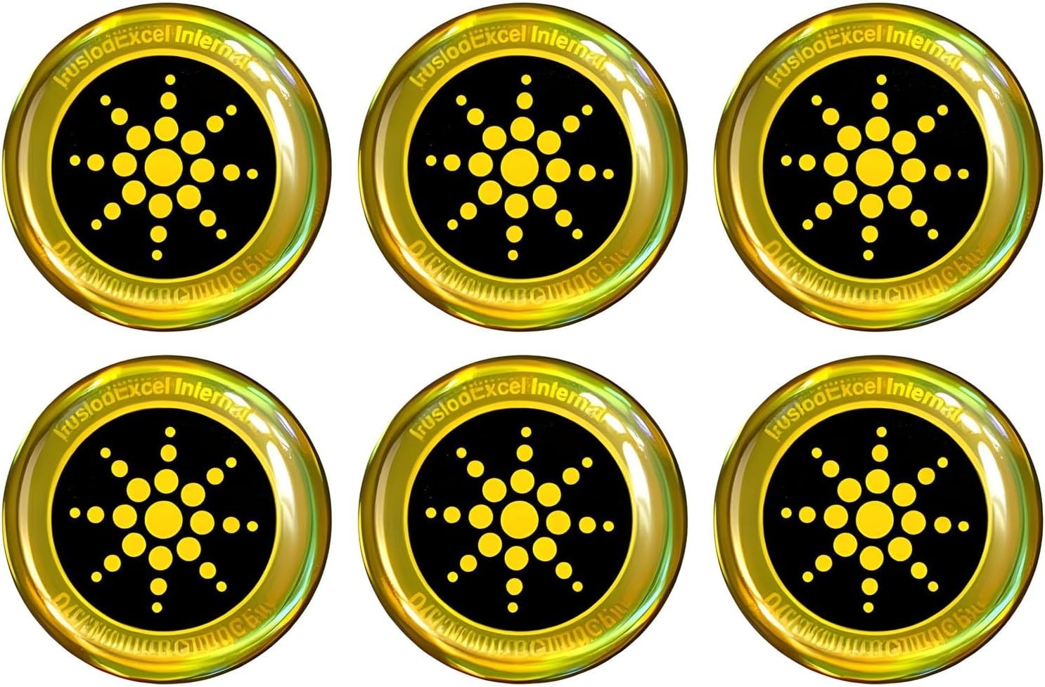 EMF Blocker 6 Pack Stickers for Cell Phones, Laptops, Tablets – Reusable, Pee...