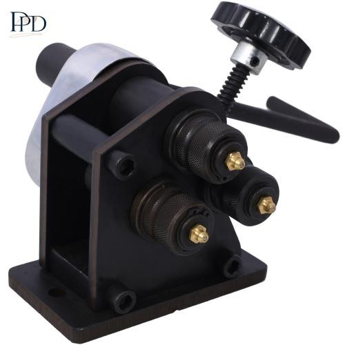 ParlorDream 3" Ring Manual Roller Bender Round Steel Flat Steel Hardened Steel