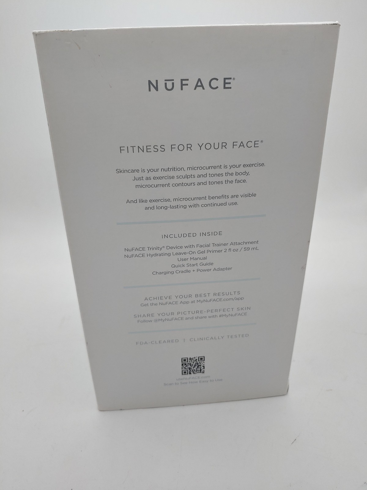 Genuine NuFACE Trinity Facial Toning Device + Cradle + AC Charger Tested Works