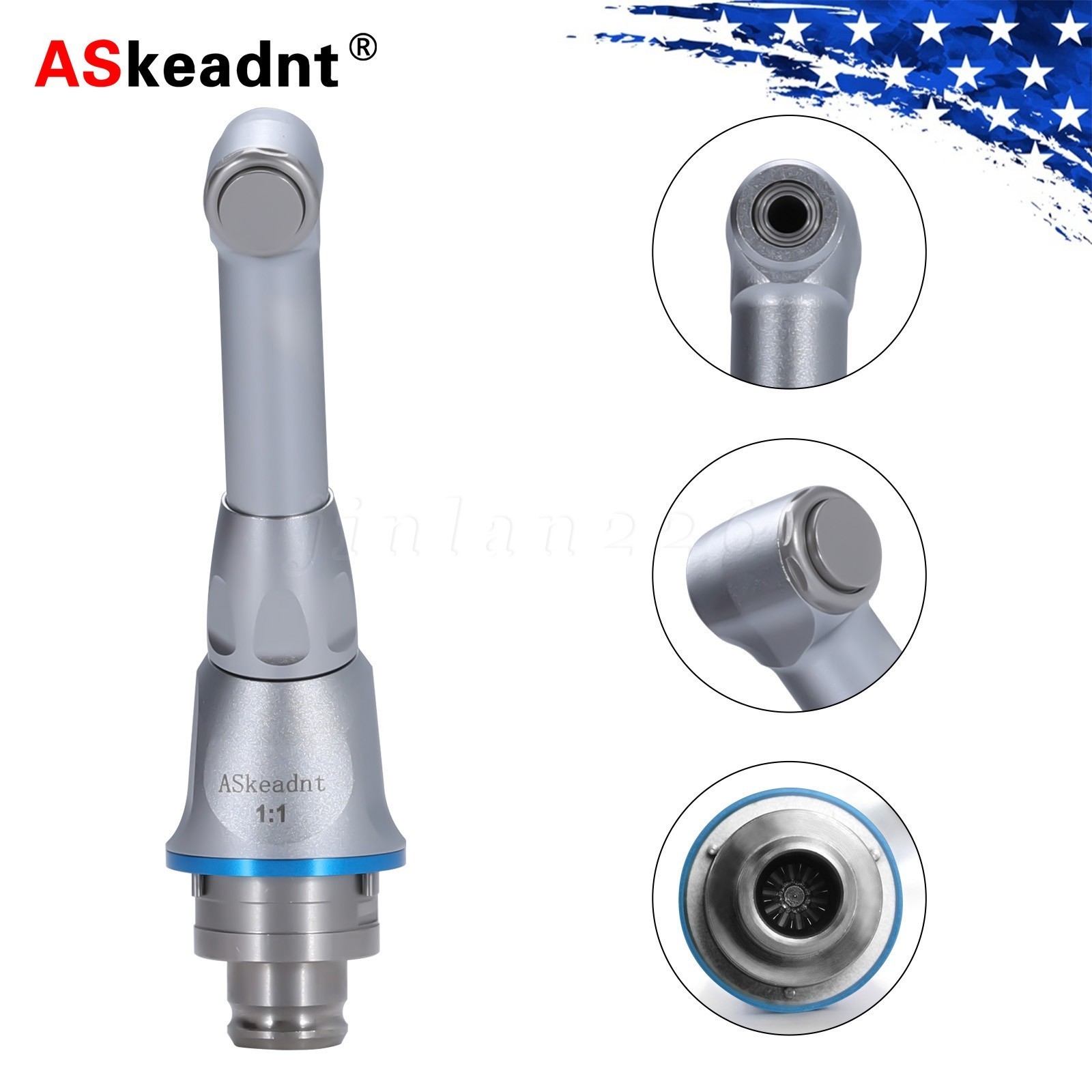 Dental Cordless Endo Motor LED 16:1 Root Canal Treatment / 1:1 16:1 Head