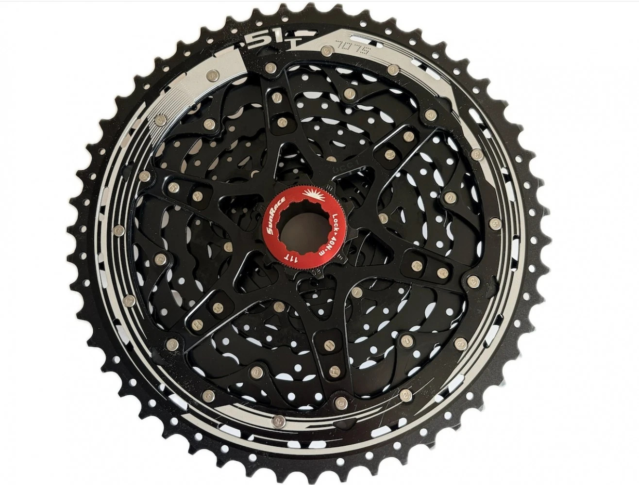 SunRace CSMZ901 12Speed 11-51T Cassette Mountain Bike 12s Cassette - Black