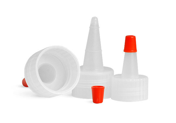 Yorker Spout Dispensing Caps (20-410) for plastic bottles (12-25-50-100 count)