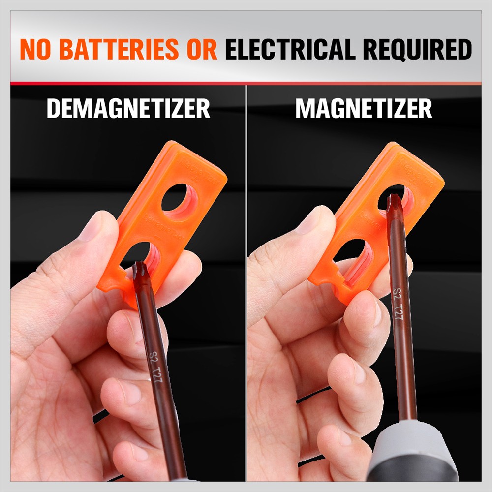 HORUSDY 12Pcs Magnetic Torx Screwdriver Set S2 T6-T40 Star Security Tamper Proof