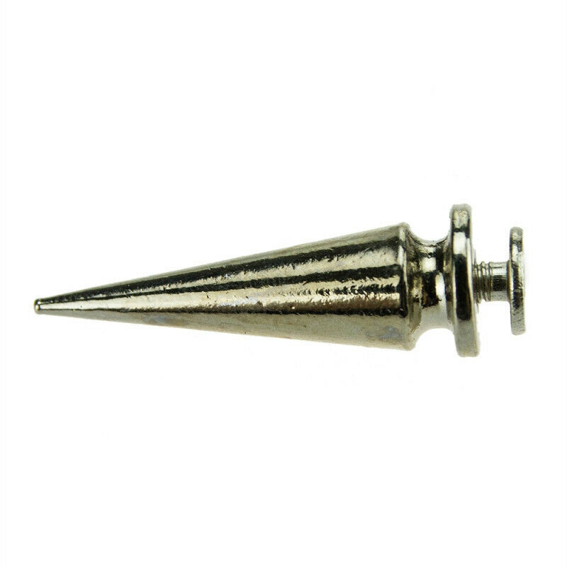 26mm Punk Cone Metal Spikes Rivets Studs Screw Back for Clothing Jacket Leather