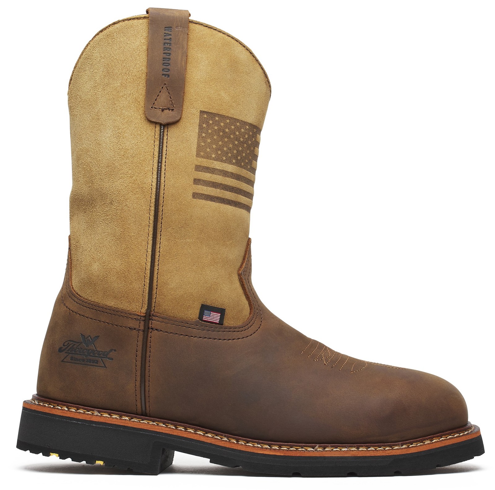 Thorogood Men's 11" Made in USA Composite Toe Waterproof Wellingtons 804-4338